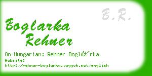 boglarka rehner business card